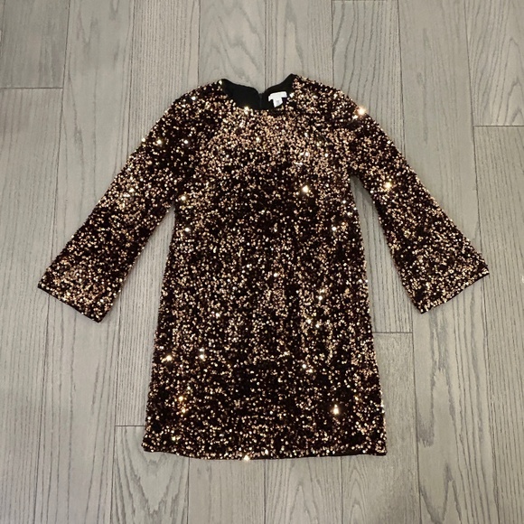 H&M Sequin Gold/Black Dress - Picture 5 of 6